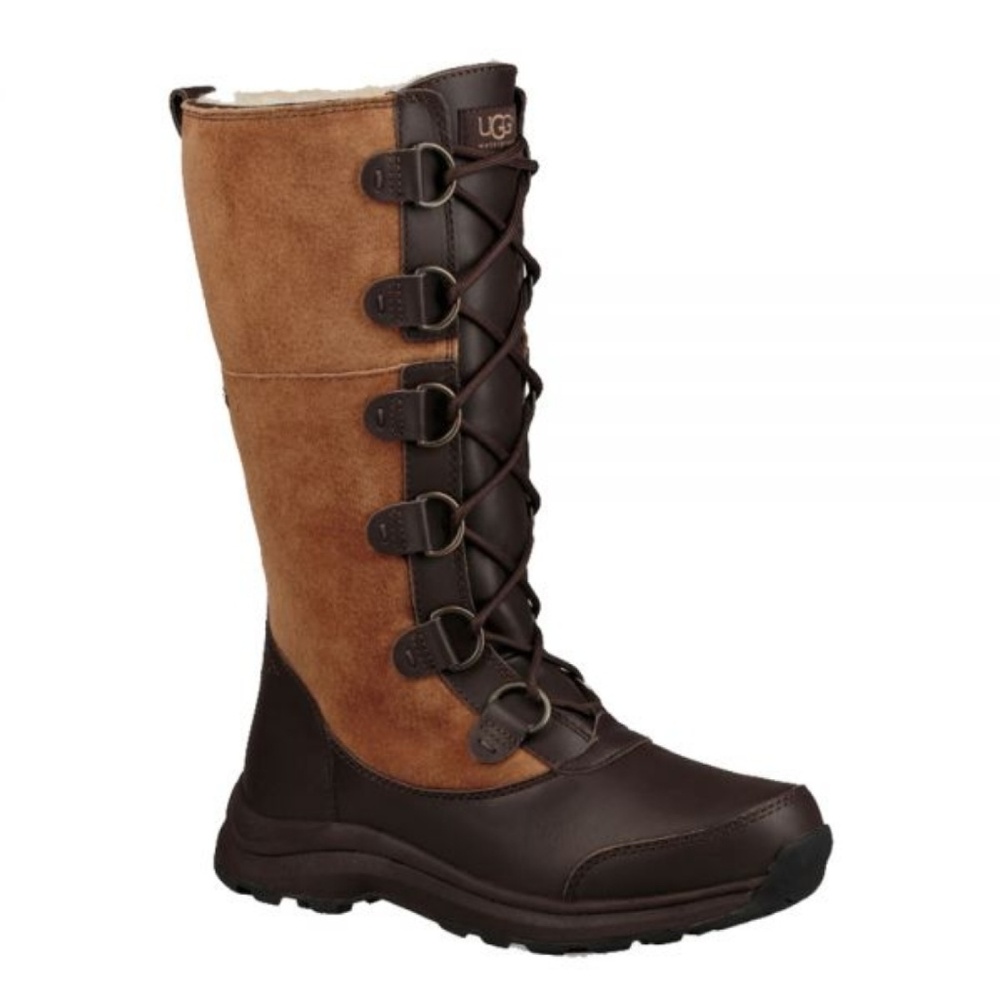 WOMENS UGG ATLASON WATERPROOF BOOT CHESNUT SZ 5